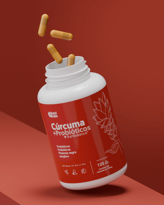 Cúrcuma con probióticos