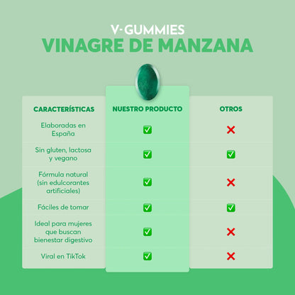 V-GUMMIES - Vinagre de manzana